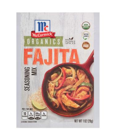 McCormick Organic Seasoning Mix Fajita 1 oz (28 g)