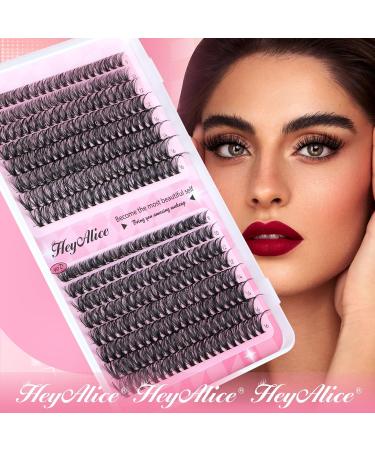 Buy Wispy Lash Clusters | 30D & 40D Individual Eyelash Extensions - 320 Pcs D Curl 9-16mm by HeyAlice - Buy Online on SooperMarket.com