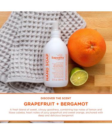 Sapadilla Liquid Hand Soap Variety Pack - 100% Pure Essential Oil Blends - Plant Based and Biodegradable - 12oz (Pack of 3) - Buy Online on SooperMarket.com