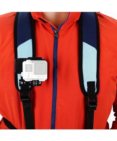 Sametop Backpack Strap Mount for Gopro, DJI, Xiaomi Yi Action Cameras - Buy Online on SooperMarket.com