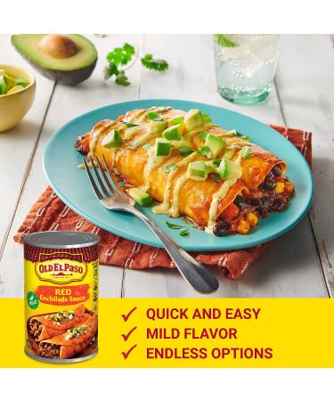 Old El Paso Mild Enchilada Sauce 10 oz - Authentic Mexican Flavor for Delicious Homemade Enchiladas! - Buy Online on SooperMarket.com