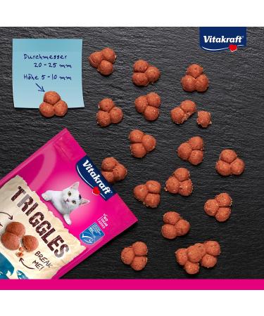 Vita Power Triggles Cat Snacks - Sugar-Free Portionable Treats for Training & Rewards (40g) - Buy Online on SooperMarket.com