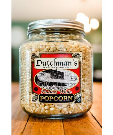 Dutchman's Hulless Popcorn Kernels - 4 lbs in Decorative Half Gallon Jar - Buy Online on SooperMarket.com