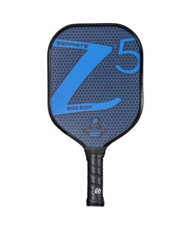 ONIX Graphite Z5 Pickleball Paddle (Graphite Carbon Fiber Face with Rough Texture Surface, Cushion Comfort Grip and Nomex Honeycomb Core for Touch, Control, and Power)
