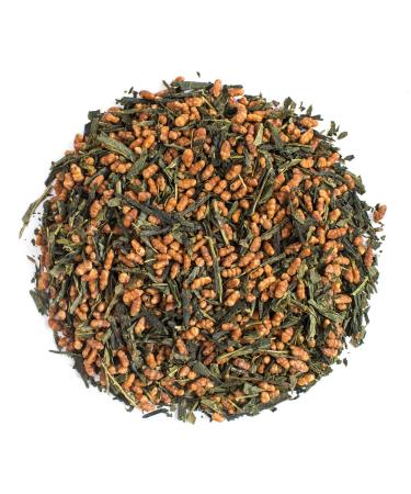 Organic Moya Gr n-Tee Genmaicha 100 g |Looset tea with roasted buffed brown rice |Green Genmai Cha from Japan |Vegetarian and vegan kindly |In the recoverable bag 100 g (1 Pack)