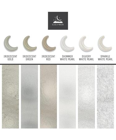 Sparkle White Pearl Mica Powder 0.42oz - Slice of the Moon | Natural Mineral for Epoxy Resin, Nail Polish, Soaps, Bath Bombs & Art Projects - Buy Online on SooperMarket.com