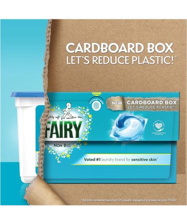 Fairy Non Bio All-in-1 PODS Laundry Detergent Washing Liquid Tablets / Capsules 112 Washes (4x28) Huggably Soft For Sensitive Skin - Buy Online on SooperMarket.com