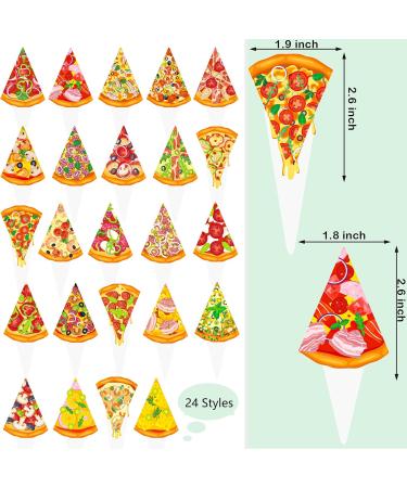 48pcs Pizza Theme Cupcake Toppers - Buy Online on SooperMarket.com