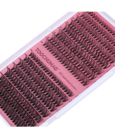 TOOCHUNAG Cluster Lashes 30D+40D - 320pcs Russian Wispy Eyelash Clusters | DIY Eyelash Extensions - Buy Online on SooperMarket.com