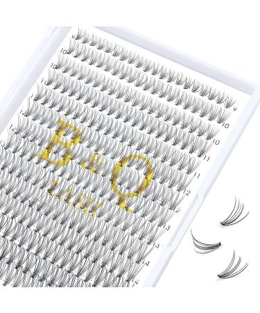 Lash Clusters 10D-0.10D-9-15MIX B&Q Lash Individual Lashes 280 Clusters False Eyelash 20D 30D 40D Lash Clusters Extensions Individual Lashes Cluster DIY Eyelash Extensions at Home (10D-0.10D-9-15mix) 10D-0.10D-280PCS 9-15 MIX