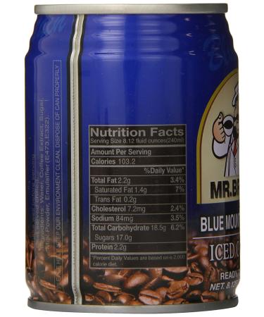 Mr. Brown Blue Mountain Iced Coffee 8.12 oz (Pack of 24) - Premium Brew for True Coffee Lovers - Buy Online on SooperMarket.com
