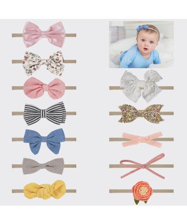 Baby frontal ligaments children hair band 12 pieces fashion hair accessories headband hair band newborn decoration baby jewelry for toddler and baby girls
