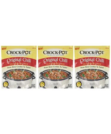 Crock Pot Original Chili Seasoning Mix - 1.5 oz Packets (3 Pack) - Buy Online on SooperMarket.com