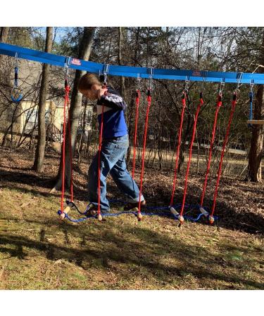 Lily's Things Double Slackline Bridge Attachment - Ninja Course Accessory for Double Slackline Sets - Buy Online on SooperMarket.com