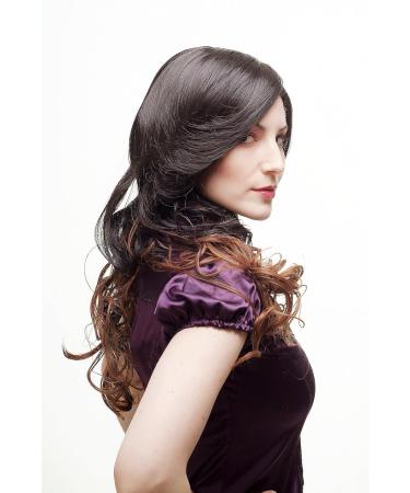 WIG ME UP Ombre Sexy Ladies Wig - Dark Brown & Reddish Brown Mix Long Curly Hair SA070-6T30H4 - Shop Internationally! - Buy Online on SooperMarket.com