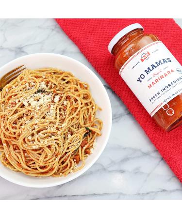 Yo Mama's Foods Keto Marinara Pasta and Pizza Sauce (2 Pack) - No Sugar, Low Carb, Low Sodium, Gluten Free, Paleo Friendly, Non-GMO Tomatoes - 1.56 lb - Buy Online on SooperMarket.com