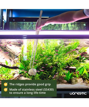 VORESTIC Aquarium Tools Extra Long Tweezers Set 48cm Reptile Feeding Tongs - Buy Online on SooperMarket.com