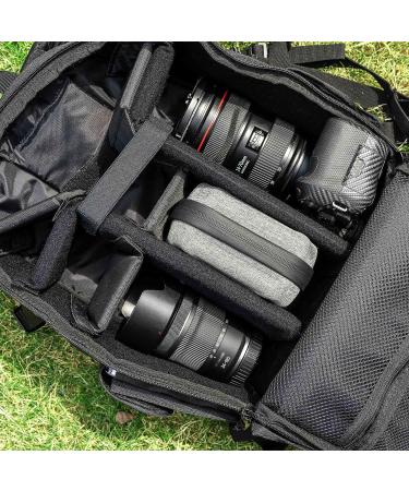 JJC Durable Lens Filter Pouch Case for 10 Circular Filters Up to 95mm - Dustproof & Water-Resistant Camera Filter Storage Wallet - Buy Online on SooperMarket.com