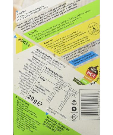 Nando'S Peri-Peri Bag and Bake Lemon and Herb Extra Mild 20 g - Buy Online on SooperMarket.com