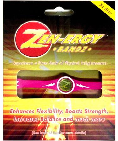 Zen-ERGY Balance Bands - for Power Strength Agility Focus Well Being & Positive Energy Flow Pink Band With White x-large (216mm) - Buy Online on SooperMarket.com