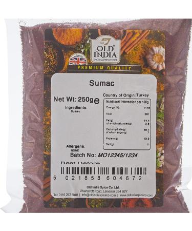Old India Sumac 250g - Premium Quality Seasoning Spice - Pack of 1 - Buy Online on SooperMarket.com