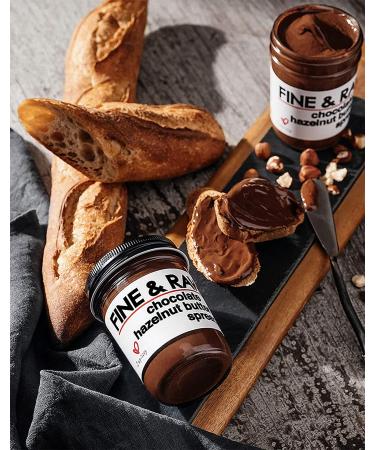 Fine & Raw Organic Hazelnut Butter Spread - 8 oz | Vegan & Clean Ingredients | Chocolate Hazelnut Flavor - Buy Online on SooperMarket.com