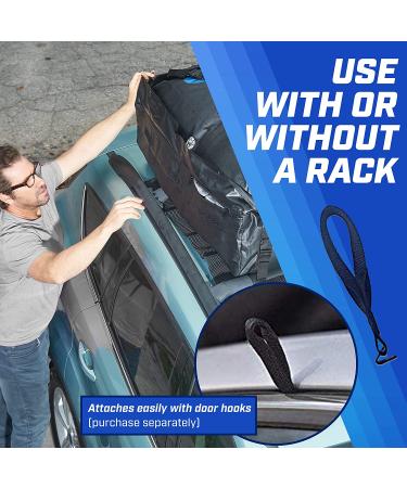 Waterproof Rooftop Cargo Carrier- 16 Cubic Ft. Storage Bag with Protective Mat for All Cars, With or Without Roof Racks - PI Store - Buy Online on SooperMarket.com