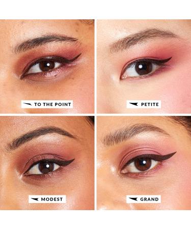The Quick Flick Hot Fudge Cat Eyeliner Stamp - Water-and-Smudge-Proof Liquid Pen Duo | To The Point 10mm Winged Eyeliner - Buy Online on SooperMarket.com