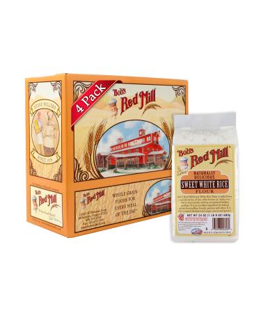 Bob's Red Mill Sweet White Rice Flour, 24-ounce (Pack of 4)