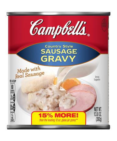 Campbell's Country Style Sausage Gravy, 13.8 oz. (Pack of 12)