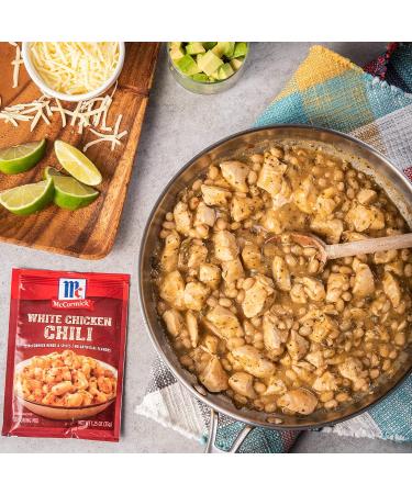 McCormick White Chicken Chili Seasoning Mix 1.25 oz (12 Pack) - Buy Online on SooperMarket.com