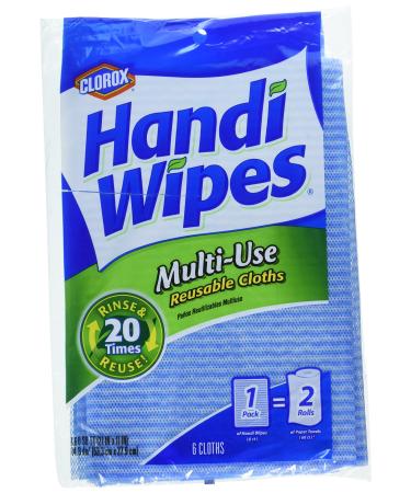 Clorox Handi Wipes Multi-Use Reuseable Cloths 6 ct