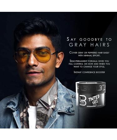 Level 3 Tinted Gel Black - Temporary Black Hair Gel with Strong Hold - Easy Rinse Out - Buy Online on SooperMarket.com