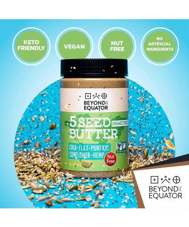 GoSupps.com - Beyond The Equator 5 Seed Butter Unsweetend 16 oz (454 g) - Buy Online on SooperMarket.com