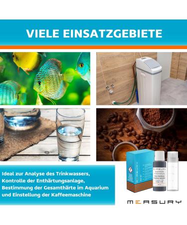 Measure Water Hardness - Measurys German Test Kit with 30ml Titration Solution for 550+ Measurements - Buy Online on SooperMarket.com