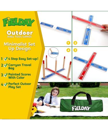 JOYIN Ring Toss Games for Kids and Adults - Fun Family Yard Game for Indoor & Outdoor Fun - Buy Online on SooperMarket.com