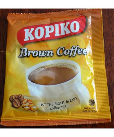 Kopiko Instant 3 in 1 Brown Coffee Mix - 30 Count Bag | Creamer & Sugar Included - Buy Online on SooperMarket.com