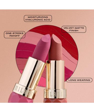 Milani Color Fetish Matte Lipstick in Poppy - Long-Lasting Formula for Bold and Beautiful Lips - Buy Online on SooperMarket.com
