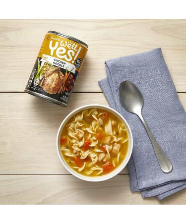 Campbell's Well Yes! Chicken Noodle Soup 16.2 oz. Cans (Pack of 4) - 4 Pack, 1.01 lb Each - Buy Online on SooperMarket.com