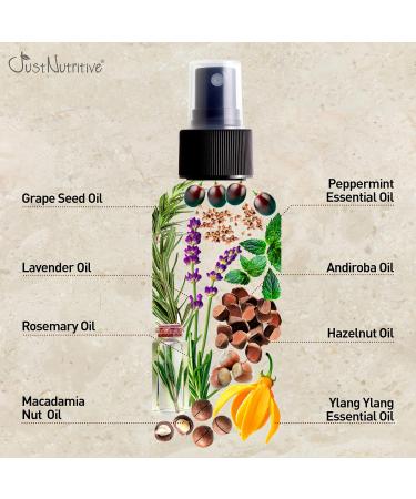 Just Nutritive Women's Hair Treatment Oil - Nourishing & Strengthening for Thinning Hair 4 oz - SLS & Chemical Free Ideal for Hair Loss Regrowth - Buy Online on SooperMarket.com