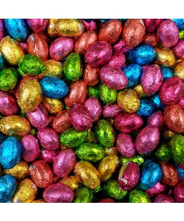 Solid Milk Chocolate Foil Easter Eggs x 500g (Approx 100 Eggs) Easter Egg Hunts & Gifts