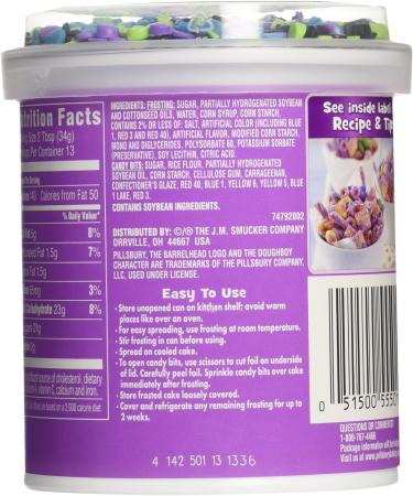 Pillsbury Funfetti Bold PURPLE VANILLA Frosting 442g - Buy Online on SooperMarket.com