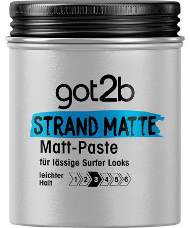 Shop GOT2B Beach Matte Paste 100ml | Ultimate Styling for Textured Surf Looks - Non-Greasy & Easy to Use - Buy Online on SooperMarket.com