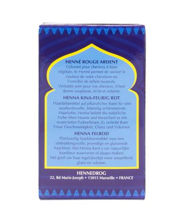 Hennedrog Henna Masria Feurigrot - 10 Pack XXL Plant-Based Red Hair Dye (10 x 85g) - Natural & Vegan Hair Color - Buy Online on SooperMarket.com