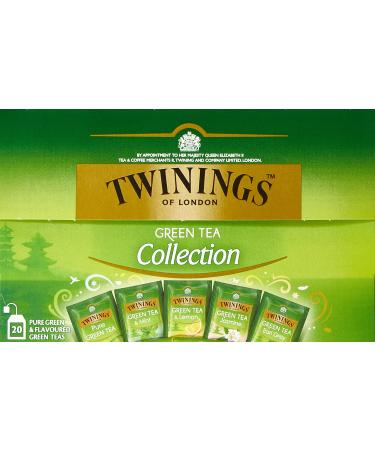 Twinings of London Selection Green Tea 1 x 34 g Green Tea 20 pieces GreenTea Collection