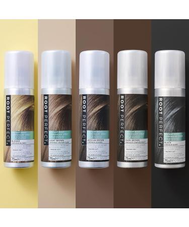 ROOT PERFECT Hair Concealer Spray Dark Brown 75ml (Pack of 2) Dark Brown 75 ml (Pack of 2) - Buy Online on SooperMarket.com