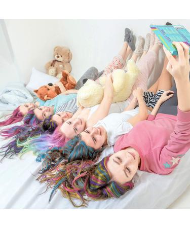 GirlZone Hair Chalk Set - 10 Piece Temporary Hair Color for Girls Ages 8-12 | Birthday Gift for 7-11 Year Olds - Buy Online on SooperMarket.com