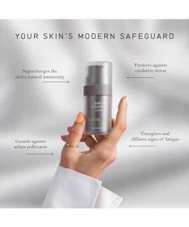 Sarah Chapman Digital Shield Day Cream - Lightweight Antioxidant Moisturiser with Anti-Pollution & Blue Light Protection - Energises Skin & Boosts Natural Luminosity 50ml - Buy Online on SooperMarket.com