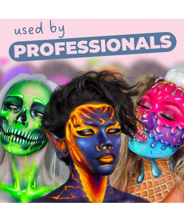 Blue Squid PRO Classic Pink Face Paint 30gm - Professional Water Based Body & Face Makeup for Halloween - Non Toxic & Water Activated - Buy Online on SooperMarket.com