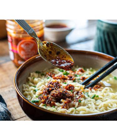 Mr Bing Mild Chili Crisp | Flavorful & Crunchy Chili Oil | Made in USA | Gluten-Free & Vegan | Non-GMO | 7 oz - Buy Online on SooperMarket.com